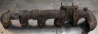 4936789 Rear Cummins 4992857 Front Isl Diesel Engine Exhaust Manifold 2 Piece