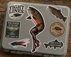 Sexy Brook Trout Fish Pin Up Sticker Cooler Car Kayak Decal Fly Fishing