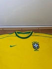 Vintage Brazil 1998 1999 Home Football Shirt Soccer Jersey Nike Sz Xl