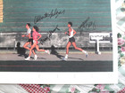 Orig  rare  1987 Vintage Nike Hayward Field Litho  signed  - Slaney salazar cruz