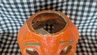 Vtg 7 5  Halloween Double Paper Mache Jack-o-lantern Choir Boy Pumpkin Lantern