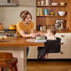 Lalo Hook-on High Chair With Attachable Silicone Tray - Black