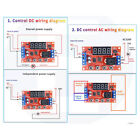 2pcs Dc 12v 10a Adjustable Time Delay Relay Module Led Digital Timer Switch