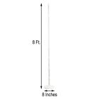 2 White 8 Ft Balloon Columns Stand Kit Set Party Wedding Decorations Supplies