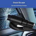 3 Pcs Window Breaker Seatbelt Cutter  Upgraded Design Seatbelt Cutter And Glass