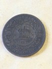 1861 Nova Scotia 1 2 Cent  Canada Queen Victoria 