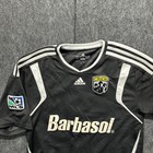 Columbus Crew Mls Adidas Soccer Jersey Black Size Medium Climacool