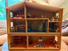 Vintage 1970s Lundby Of Sweden 3-story Dollhouse   Extension   Furniture Lot