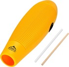 Eastrock Guiro Instrument 3 9 x13  Fish Shaped Latin Percussion Large  Yellow 