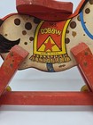 Fisher Price Horse Dobbin 765 Dandy Pull Along Fpt4378 Usa 1941-47 Yellow Wheels