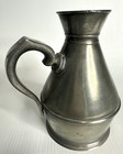 Vintage antique - Joseph Austen   Son Pewter Irish Haystack Noggin Pitcher   rare