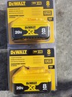 2 Pack For Dewalt Dcb208 20v Max Xr 8 0 Ah Compact Lithium Ion Battery Us New