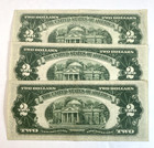 3 Pc  2 Red Seal Legal Tender All Different Stars