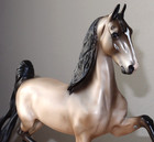 Peter Stone Model Horse Ooak Asb Saddlebred  Something Royal Buckskin Roan Matte
