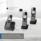 Panasonic Kx-tgd393c Dect 6 0 Expandable Cordless Phone With Answering Machine  