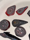 Fordite  - 14 Piece Lot -  Fordite Frenzy    Detroit Agate  - Ford Mustang