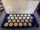 1985 Virgin Islands Treasure Coins Of The Caribbean Complete 925 Silver Coin Set