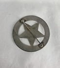 Steel Alloy Sass  single Action Shooting Society  30903 Badge Vest Lapel Pin