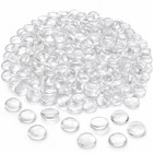 200 Pcs Clear Glass Cabochons 1 Inch Round Dome Tiles For Jewelry  Crafts   Diy
