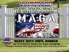 Maga 250  Happy 250 Birthday America Heavy Duty Vinyl Fence Sign   Trump Banner
