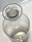 Antique Hand Blown Apothecary pharmacy Glass Bottle - 8 1 2 