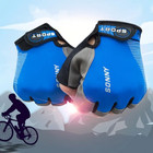 New Men Cycling Gloves Bike Half Finger Bicycle Padded Fingerless Sports Us