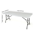 Black 6  Ft Fitted Table Cover Polyester Tablecloth  Trade Show  Festival  Event