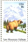 Save Wildlife Habitats Set Of 4 - 18 Cent Us Stamps Mnh 1981- Scotts 1921-24