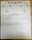 Best 1932 Ny Times Newpaper 1st Opening Radio City Music Hall Rockefeller Center