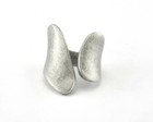 Ring Adjustable Ring Raw Brass Or Gold  Silver Plated Women Statement Ring