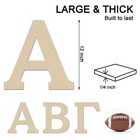 Large Wooden Letter A  12 Inch Diy Craft Home Decoion parties Wedding brown