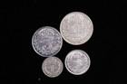 1902 Great Britain Rare Edward Vii Silver Maundy Set 1 2 3   4 Pence Coins Nf001