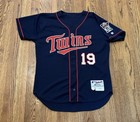 Minnesota Twins Mike Trombley Russell Game Worn Authentic Mlb Baseball Jersey 48