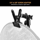 Lsp Studio Clamp Holder W  5 8  Light Stand Attachment For Backdrops  Reflector