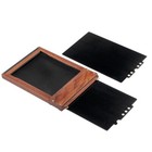 4x5 Cut Sheet Film Holder Walnut Wood For Wista Tachihara Linhof Ebony Camera