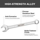 Maxpower Combination Wrench 12 Point Box End Durable Cr-v Steel Inch Size