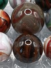 Vintage Shooter Marbles Lot-  70 -  95 - Jabo Swirls- L218