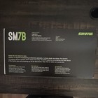 Shure Sm7b Dynamic Xlr Wired Broadcast Vocal Mic W  Built-in Windscreen Black