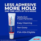 Secure Waterproof Denture Adhesive - Zinc Free - Extra Strong - 1 4 Oz