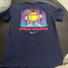 Nike Court Open Tennis T-shirt In Obsidian navy Men Size Medium Nwot