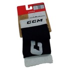 Ccm Hockey Liner Skate Knee Sock Osfm  - Black white  Black black  Black red