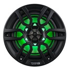 2x 6 5  Marine Speakers - Ds18 100w Rms 4-ohm With Leds Nxl-6 bk Black Coaxial
