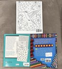 Lot Of 3 Adult Coloring Books  Botanical   Geometrical Patterns Large Print New