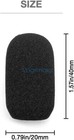 Replacement 4 Pack Foam Mic Covers For Bose A20  A30  A10 Aviation Headsets