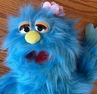Silly Puppets Blue Monster 26  Full Body Hand Puppet Pretend Play Soft Plush