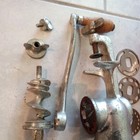 Vintage Climax 1551 Table Mount Hand Crank Meat Grinder Food Chopper W 3 Blades