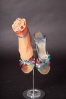 1960s Metallic Strappy Heels Shoes