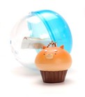 Japanese Fake Food Shiba Inu Dog Pancake Donut Keychain 1 Random Charm Figure