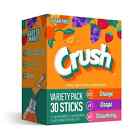 3 Variety Pack Crush   30 Packets Per Box   Sugar Free   Drink Mix W strawberry 