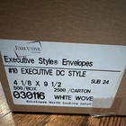 Executive Style Envelopes 4 1 8 X 9 1 2 White V-shaped  read Description  